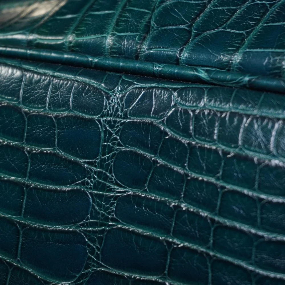 Ralph Lauren Purple Label Alligator Briefcase Emerald OS Brand New - Picture 4 of 16